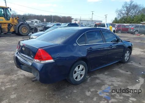 2009 Chevrolet Impala Lt из США, поврежденный, VIN 2G1WT57K391201715
